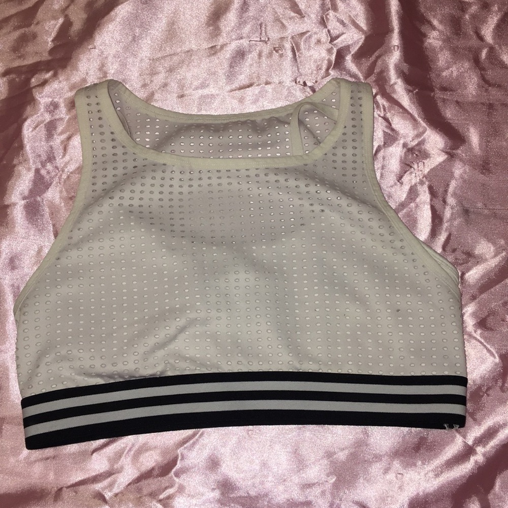 Forever 21 white sports bra